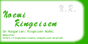 noemi ringeisen business card